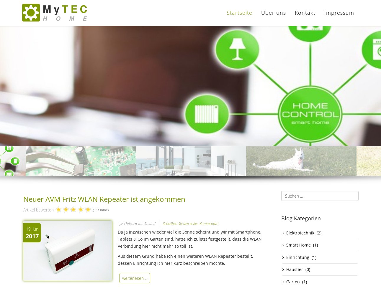 MyTEC Home Screenshot